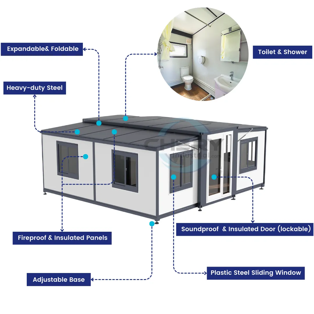 19x20 ft Expandable Prefab Home