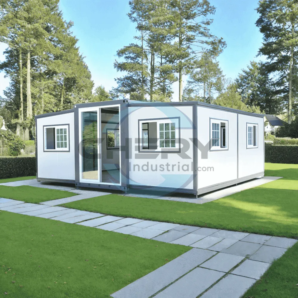 19x20 ft Expandable Prefab House with Cabinet