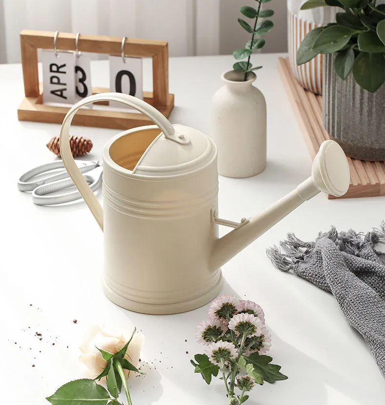 2L Garden Watering Can for Outdoor Plants & Flowers-Beige