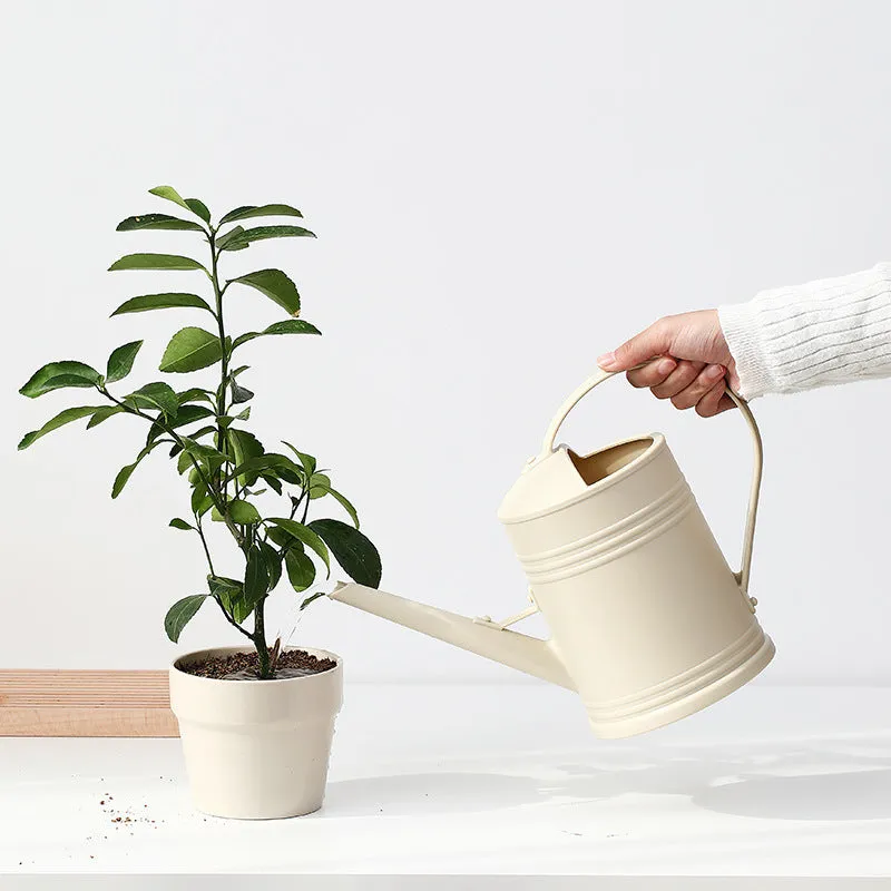 2L Garden Watering Can for Outdoor Plants & Flowers-Beige