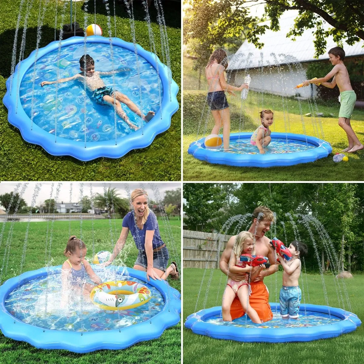 60 Inches Splash Pad for Kids