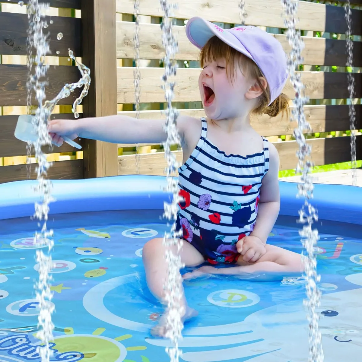 60 Inches Splash Pad for Kids