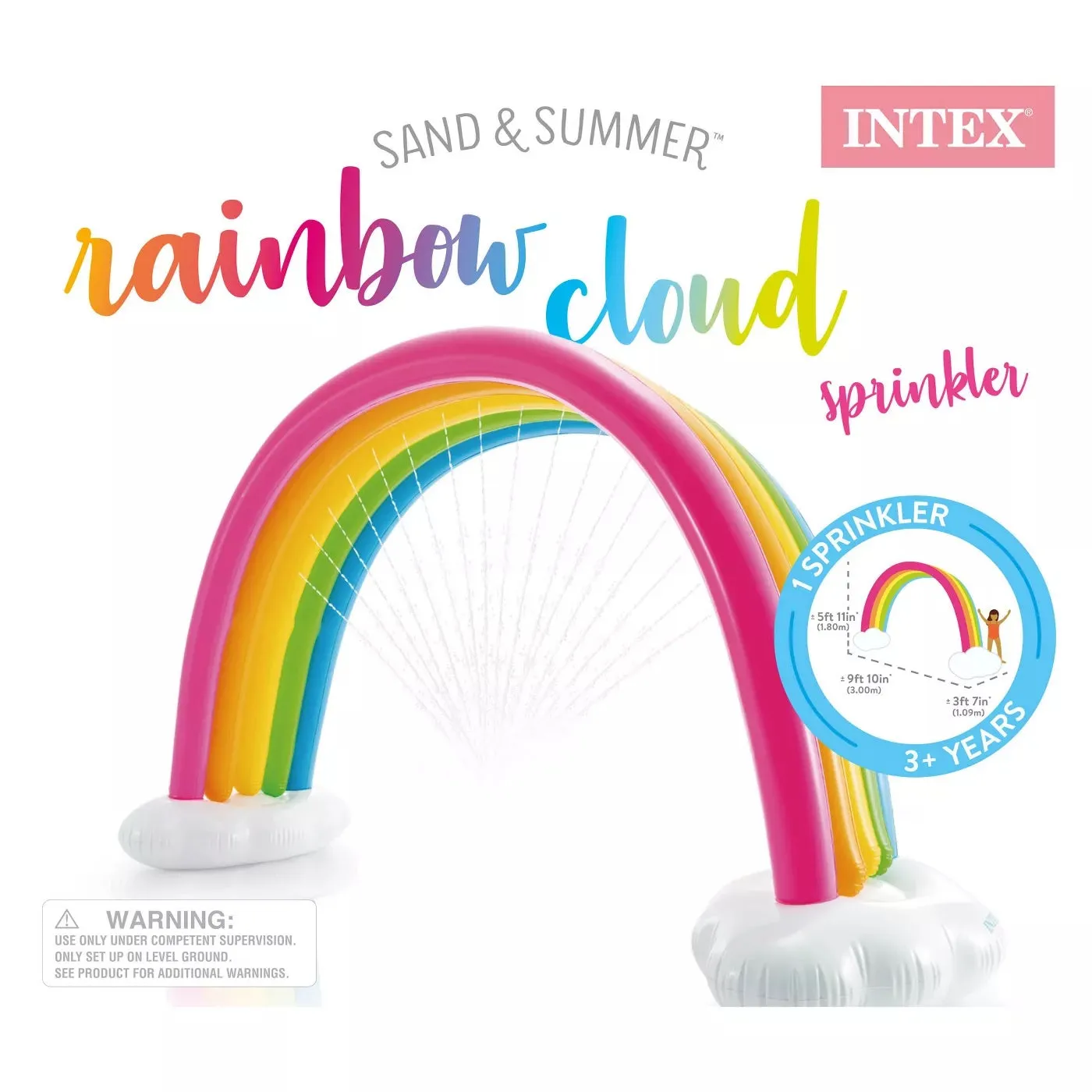 9 ft. Intex Inflatable Rainbow Cloud Sprinkler