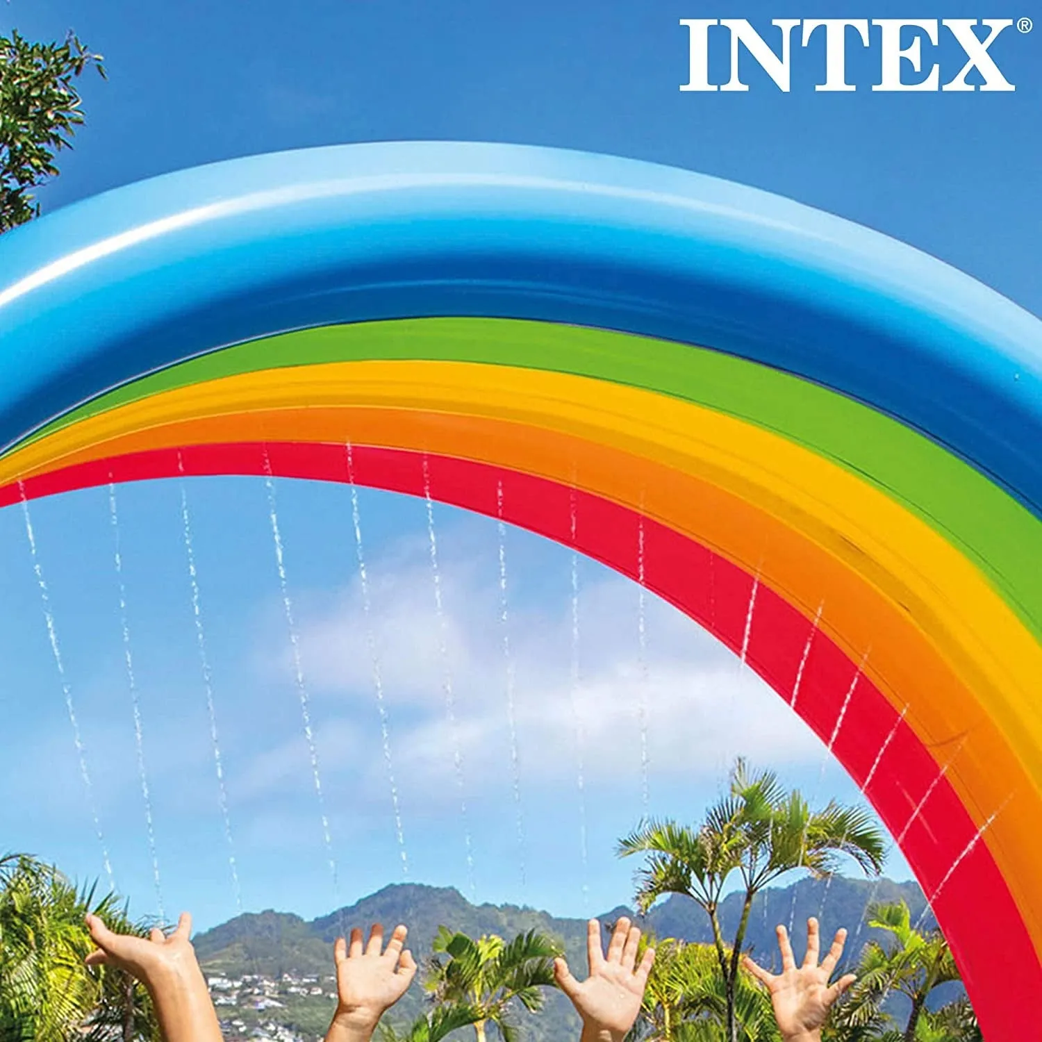 9 ft. Intex Inflatable Rainbow Cloud Sprinkler