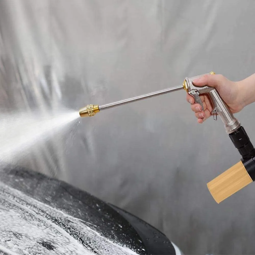 Adjustable High Pressure Metal Gun Foam Nozzles for Watering Sprinkler