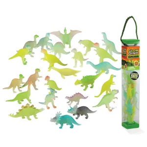Animal Explorer - Glow Dinosaur Tube - 12-piece Playset