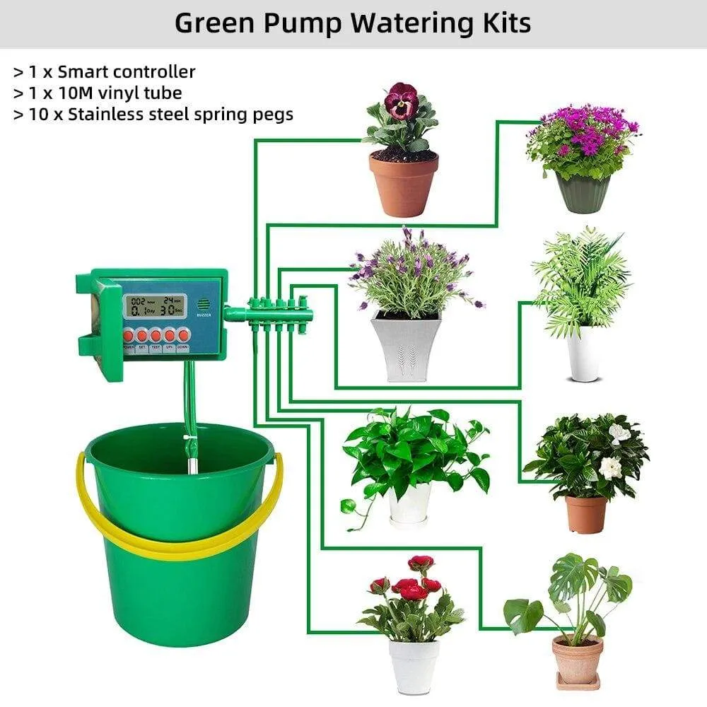Automatic Micro Drip Watering Sprinkler with Smart Controller for Garden,bonsai