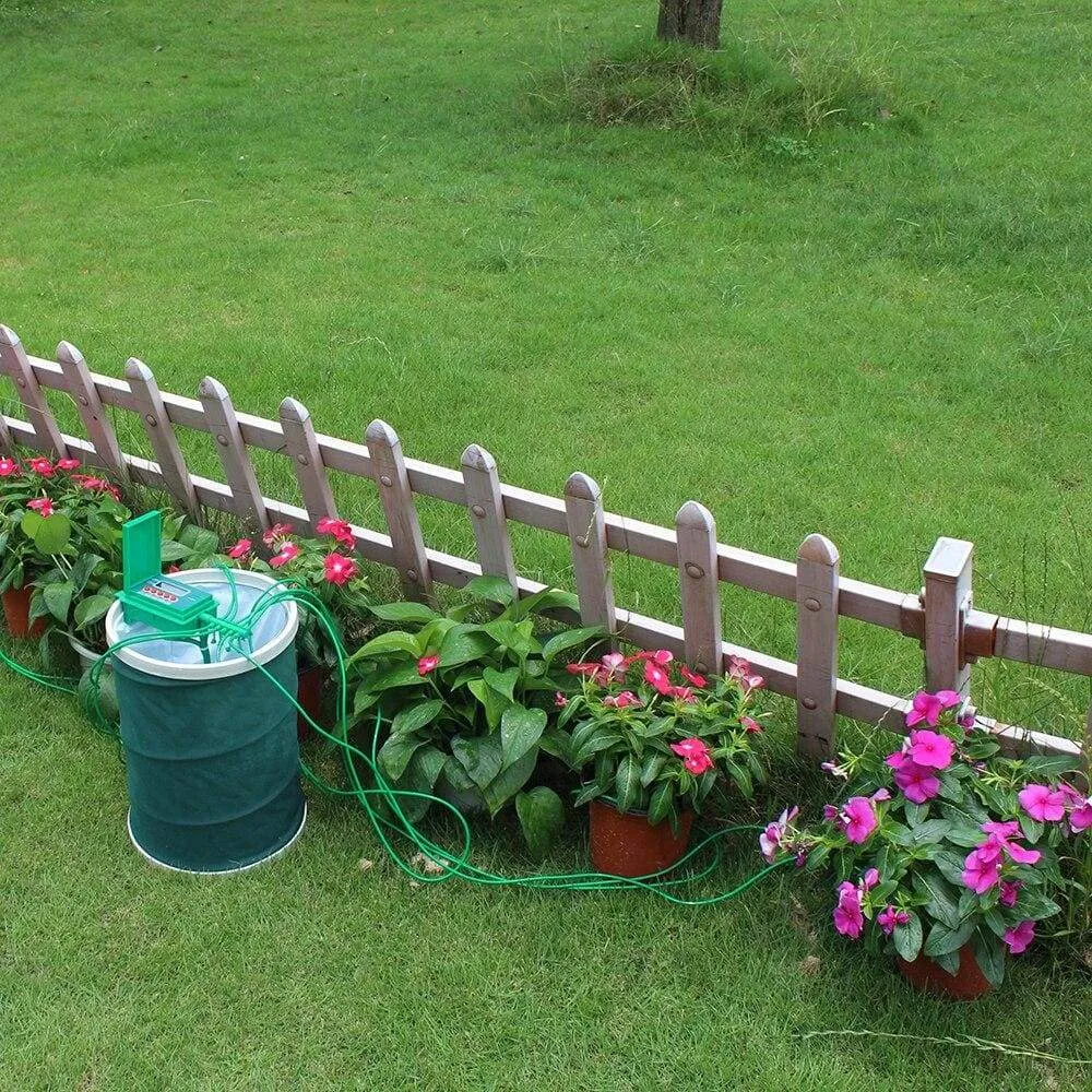Automatic Pump Drip Watering Sprinkler with Smart Water Timer Controller