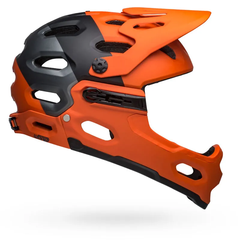 Bell Super 3R (MIPS) MTB Helmet - Matt Orange / Black