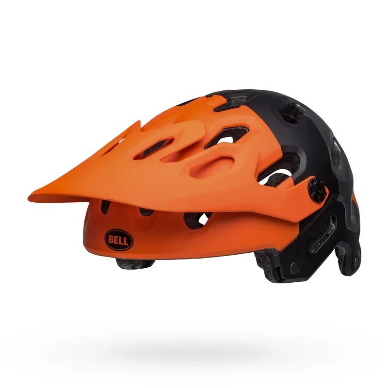 Bell Super 3R (MIPS) MTB Helmet - Matt Orange / Black