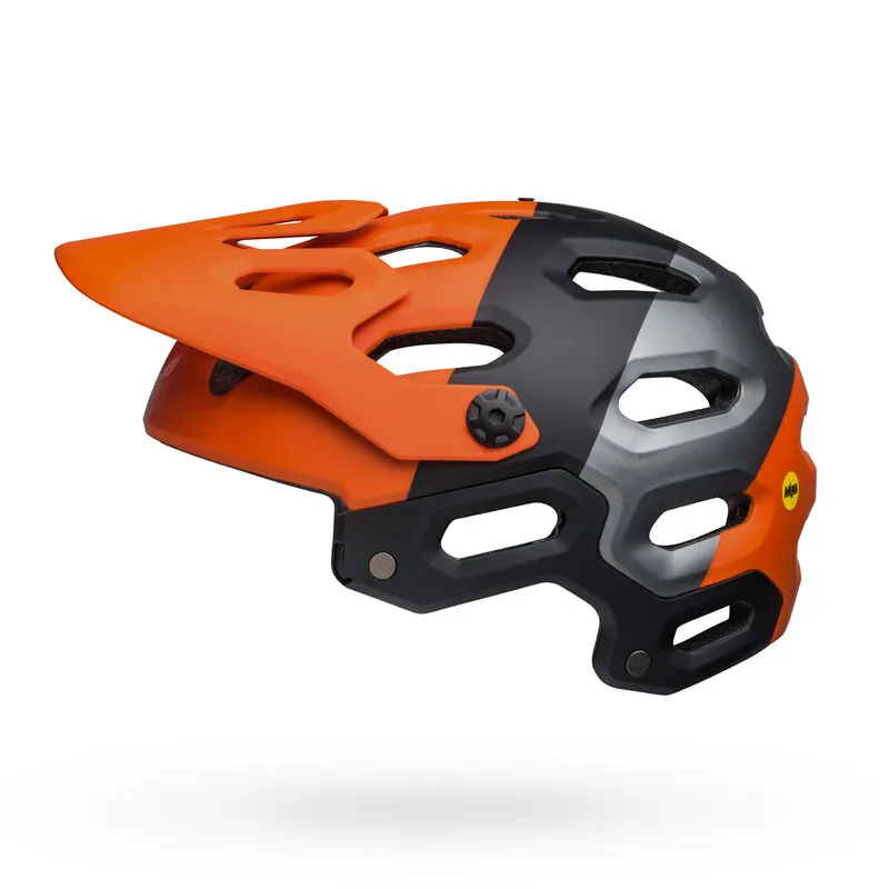 Bell Super 3R (MIPS) MTB Helmet - Matt Orange / Black