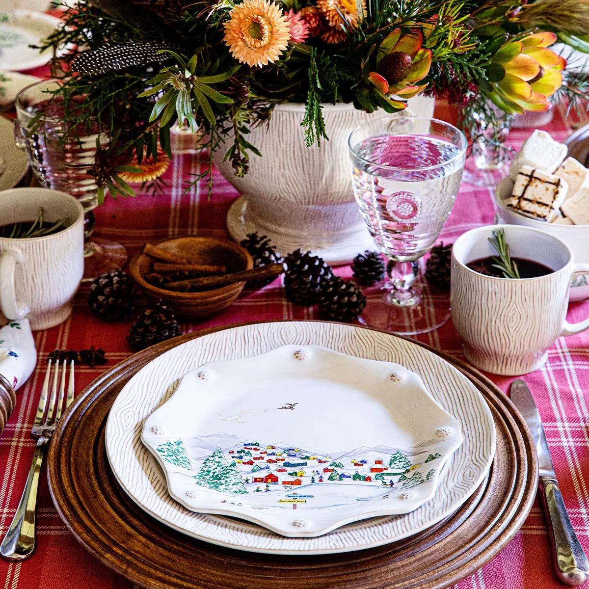 Berry & Thread North Pole Dessert/Salad Plate