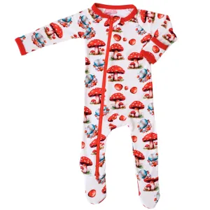Bestaroo - Modal Zipper Footie - Toadstools
