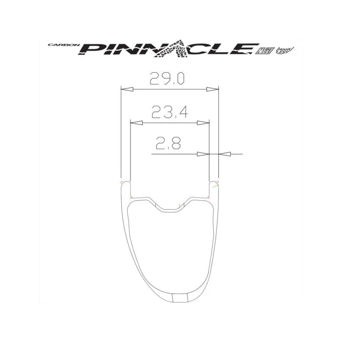 BOYD Pinnacle Carbon Disc wheelset