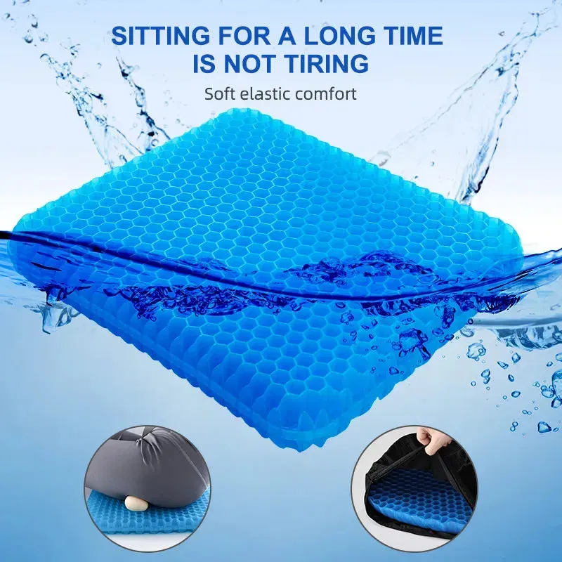 Breathable Gel Seat Cushion for Pain Relief