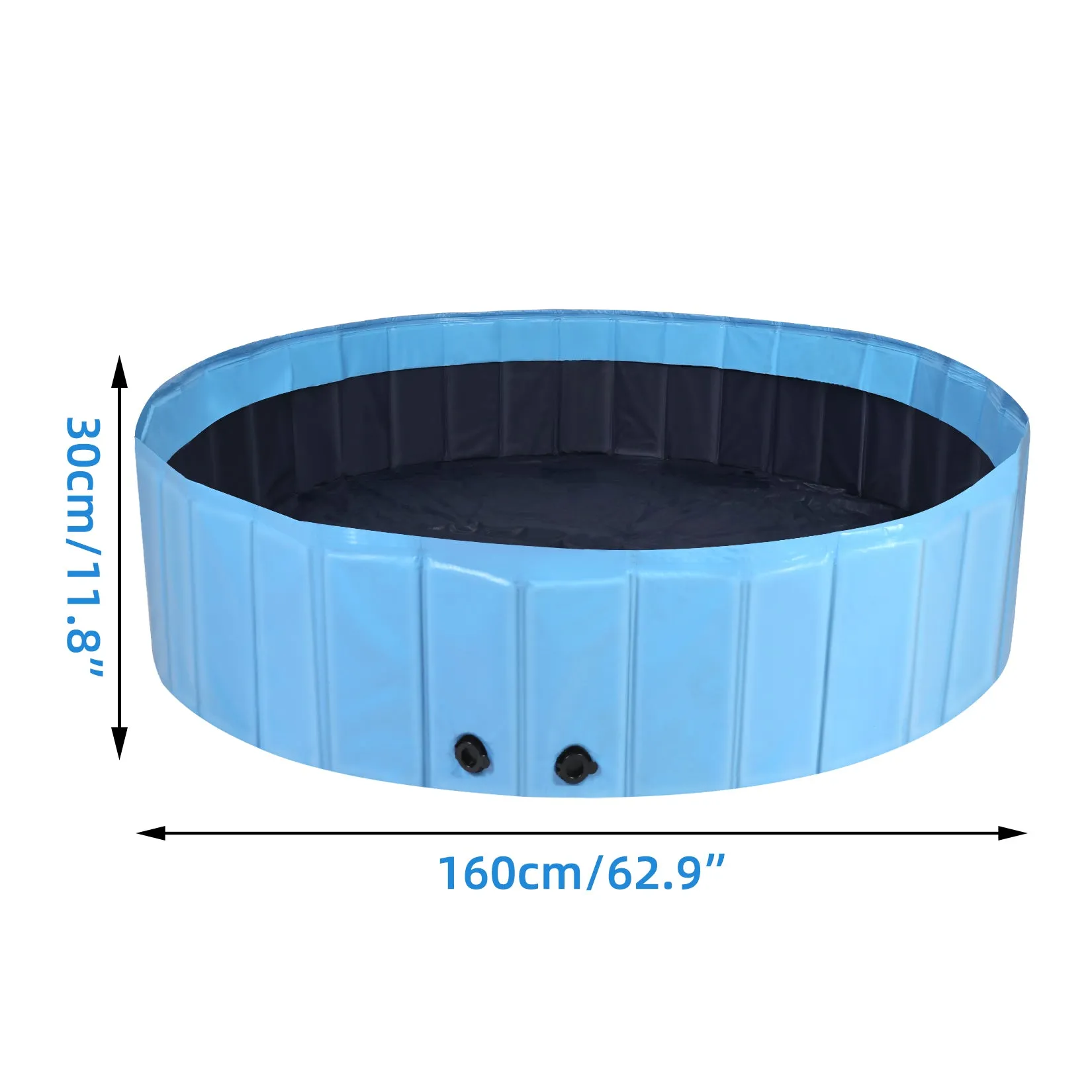Dog Swimming Pool: Heavy Collapsible Dog Pet Swimming Pool with Spray Sprinkler Pet Bathing Tub for Outside Backyards, Kids Pets Dogs Cats