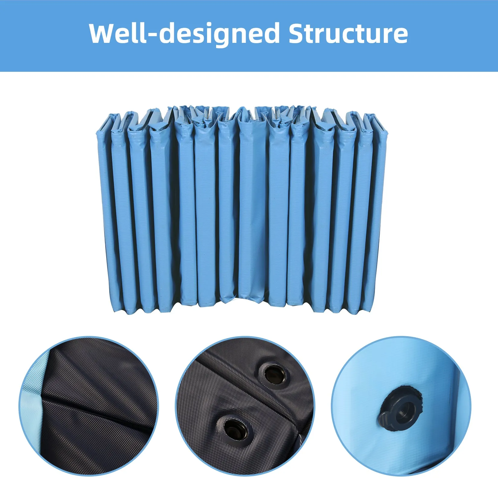 Dog Swimming Pool: Heavy Collapsible Dog Pet Swimming Pool with Spray Sprinkler Pet Bathing Tub for Outside Backyards, Kids Pets Dogs Cats