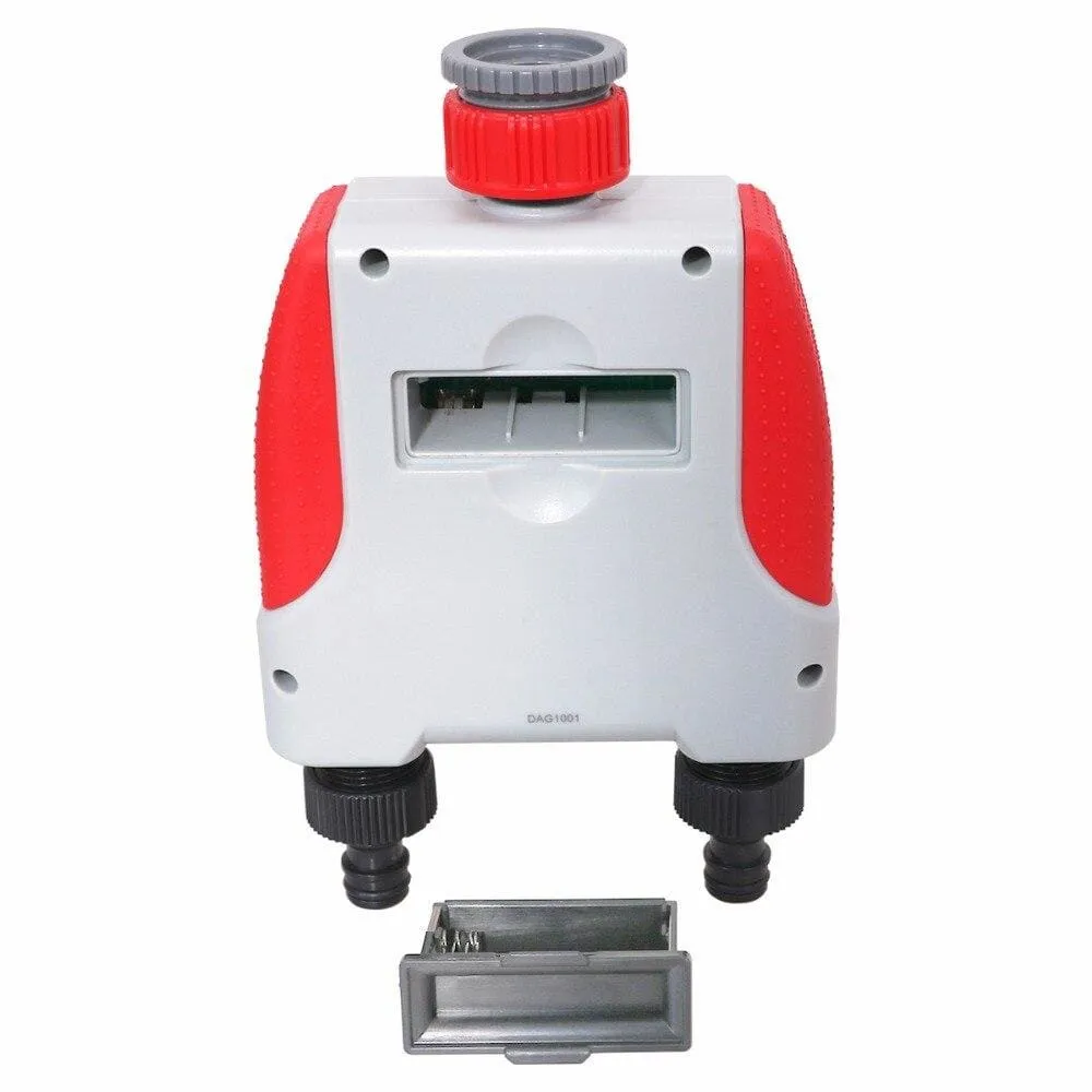 Dual Automatic Watering Sprinkler Timer Waterproof Controller System