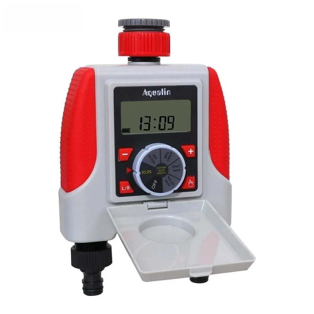 Dual Automatic Watering Sprinkler Timer Waterproof Controller System