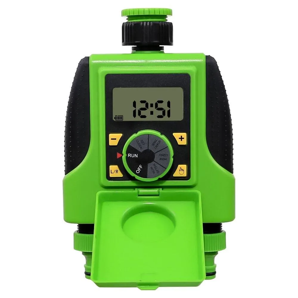Dual Automatic Watering Sprinkler Timer Waterproof Controller System