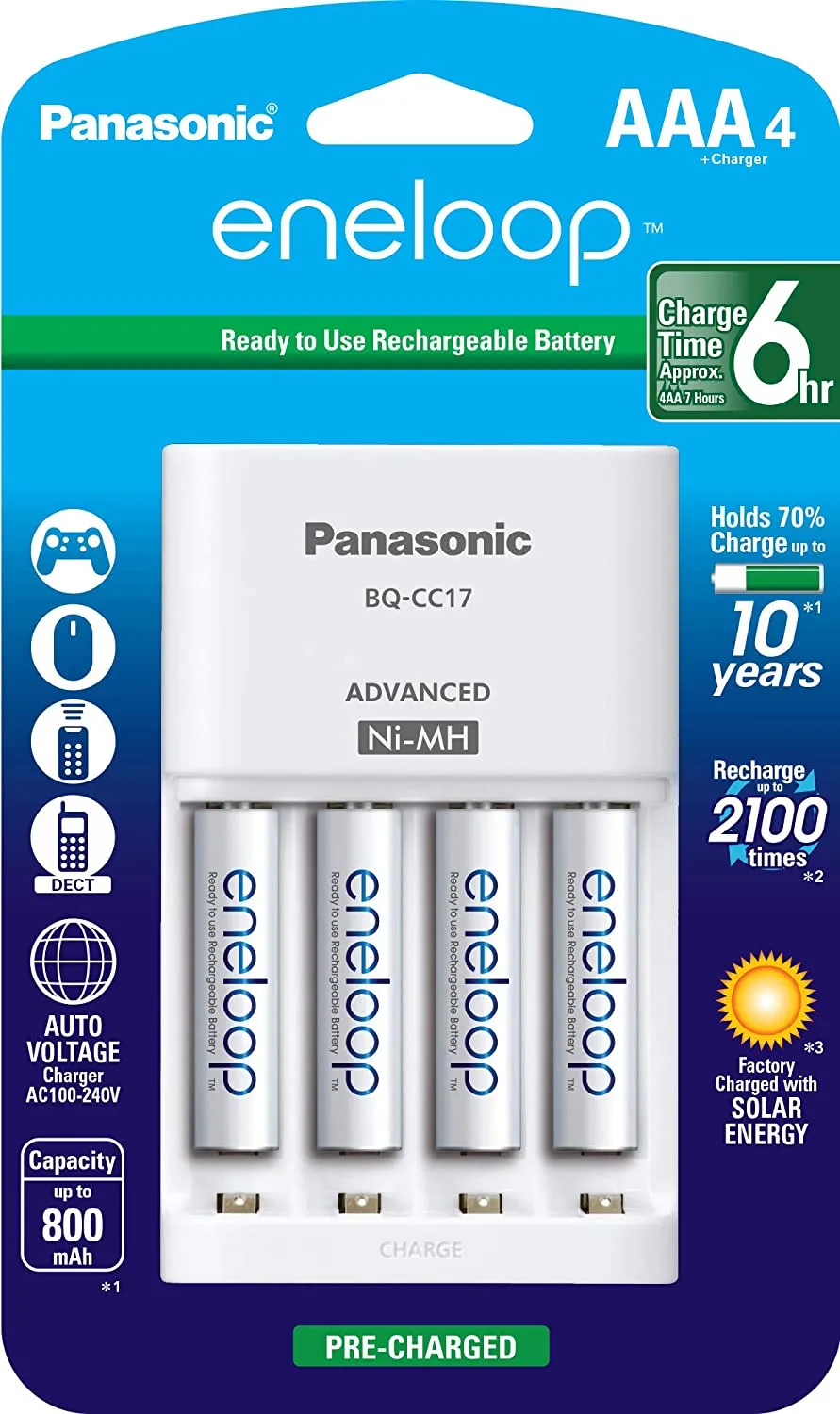 Eneloop 4-PK Charger