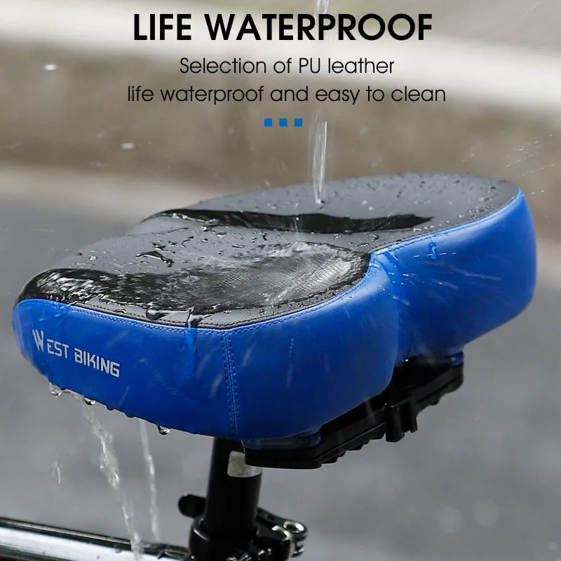 Ergonomic Bicycle Saddle Soft Widen Thicken MTB Road Bike Cushion For Long Distance Riding Comfortable Cycling Seat