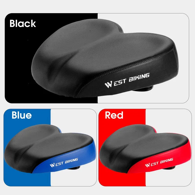 Ergonomic Bicycle Saddle Soft Widen Thicken MTB Road Bike Cushion For Long Distance Riding Comfortable Cycling Seat