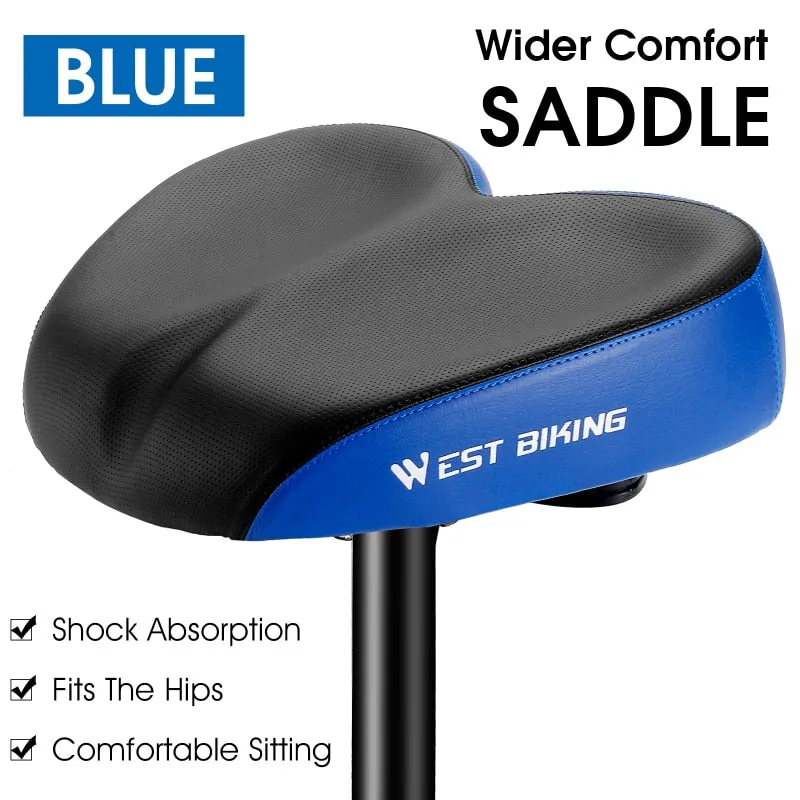 Ergonomic Bicycle Saddle Soft Widen Thicken MTB Road Bike Cushion For Long Distance Riding Comfortable Cycling Seat