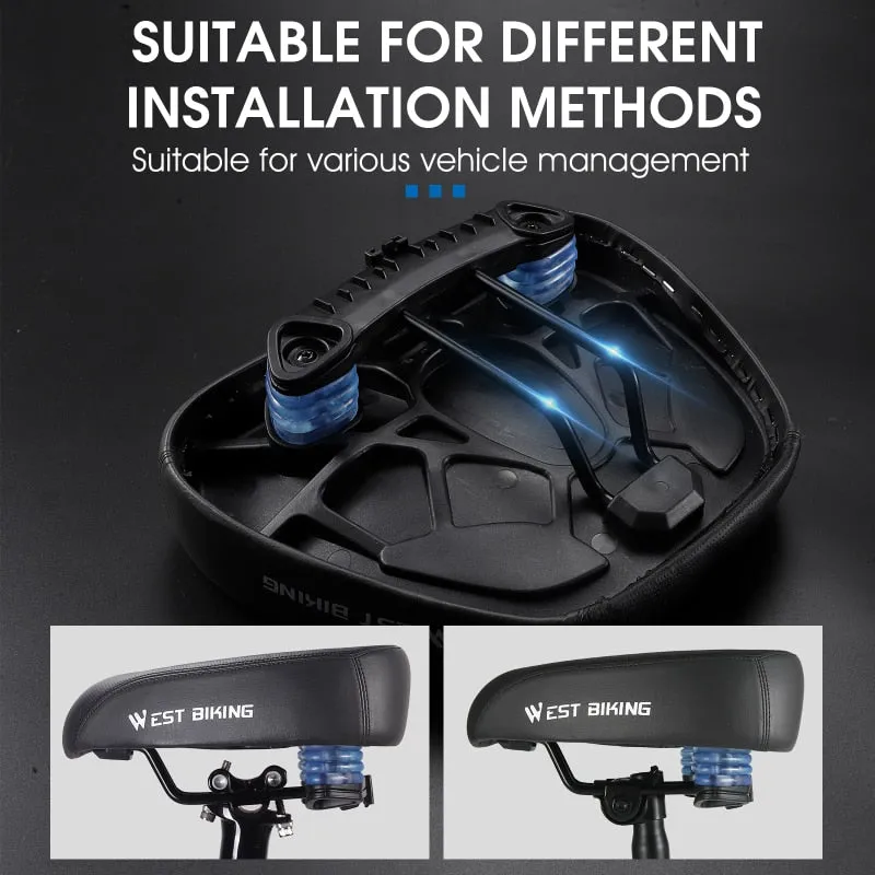 Ergonomic Bicycle Saddle Soft Widen Thicken MTB Road Bike Cushion For Long Distance Riding Comfortable Cycling Seat