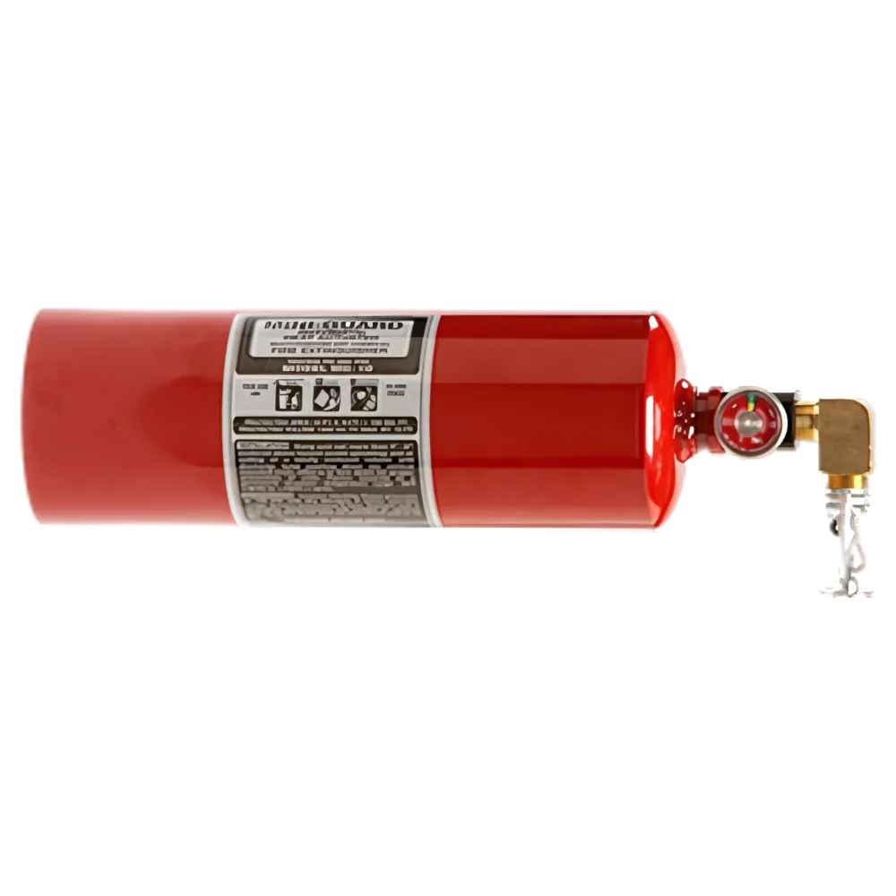 Horizontal Mid-Guard Fire Extinguisher