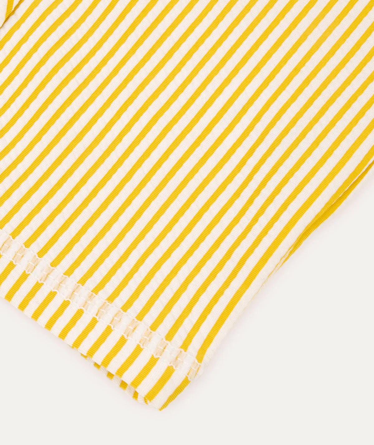 KIDLY by MORI 3/4 Sleeve Seersucker Sunsuit
