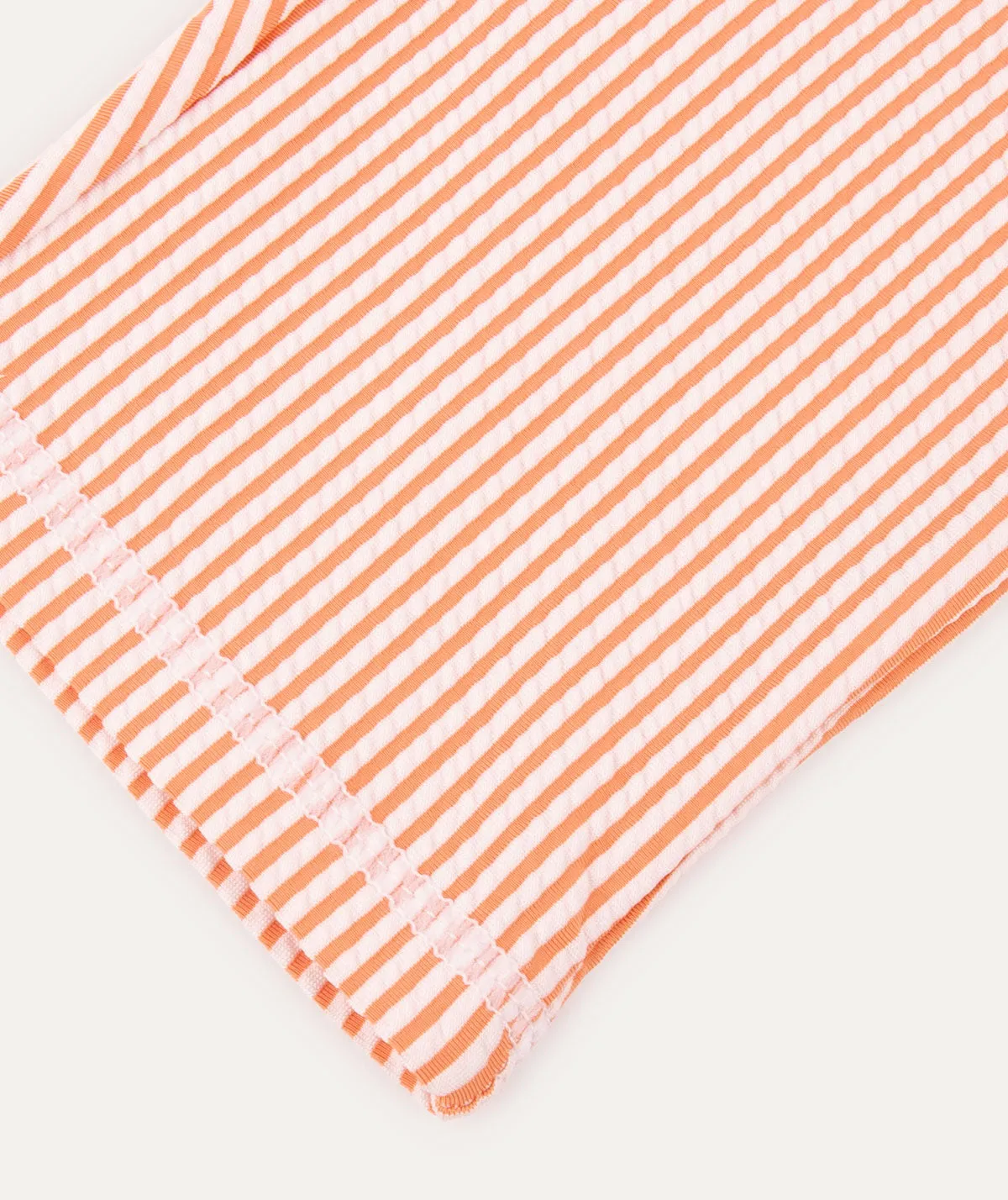 KIDLY by MORI 3/4 Sleeve Seersucker Sunsuit