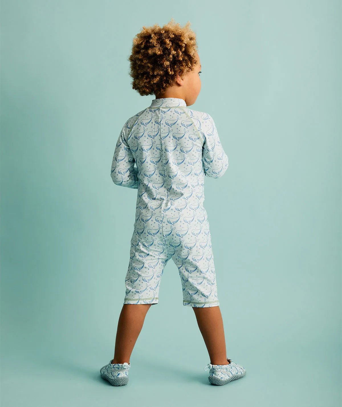 KIDLY by MORI 3/4 Sleeve Sunsuit