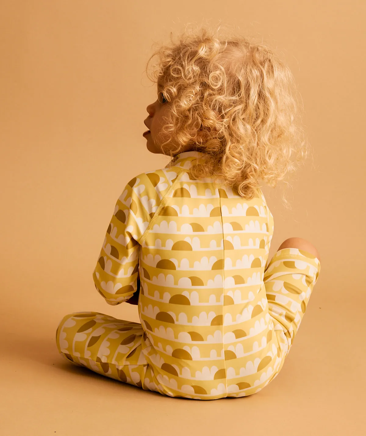 KIDLY by MORI 3/4 Sleeve Sunsuit