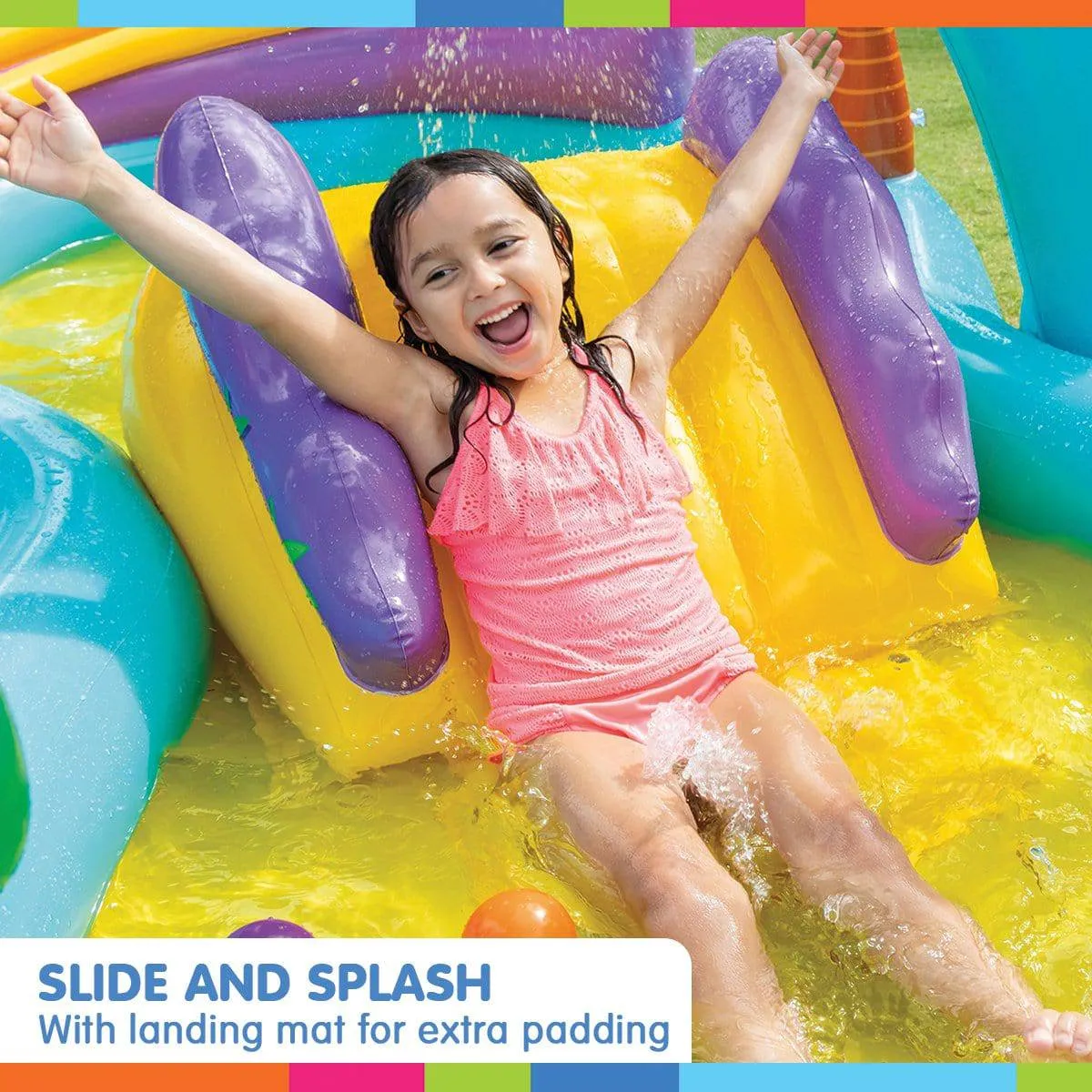 Kids Pool with Slide Intex 57135NP Dinoland Play Centre Inflatable
