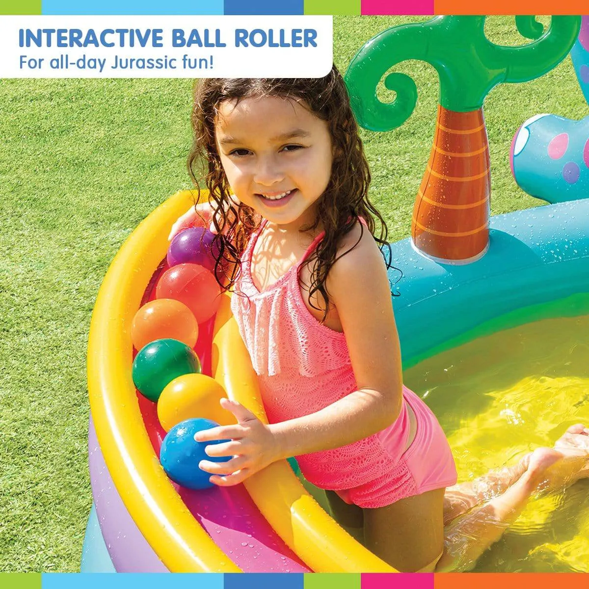 Kids Pool with Slide Intex 57135NP Dinoland Play Centre Inflatable