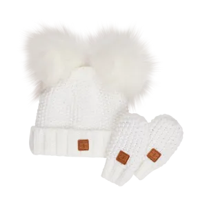 Kombi Adorable Infant Hat/Mitt Set