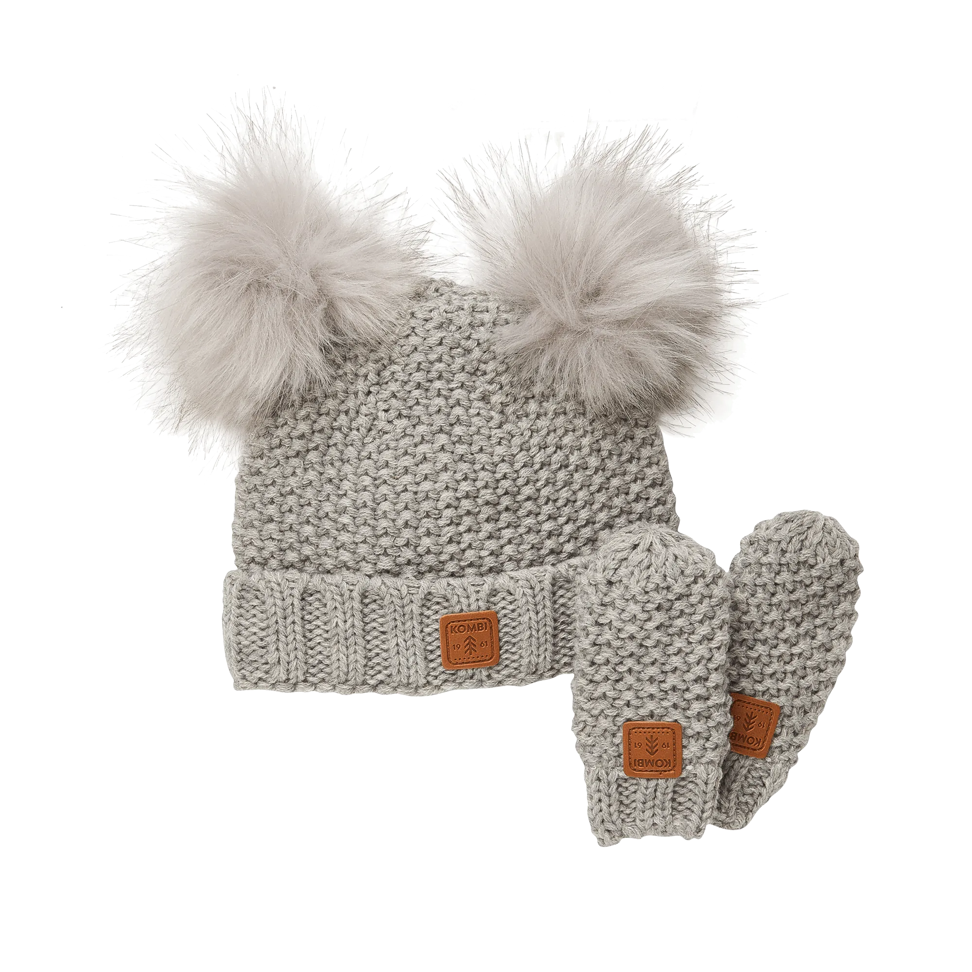 Kombi Adorable Infant Hat/Mitt Set