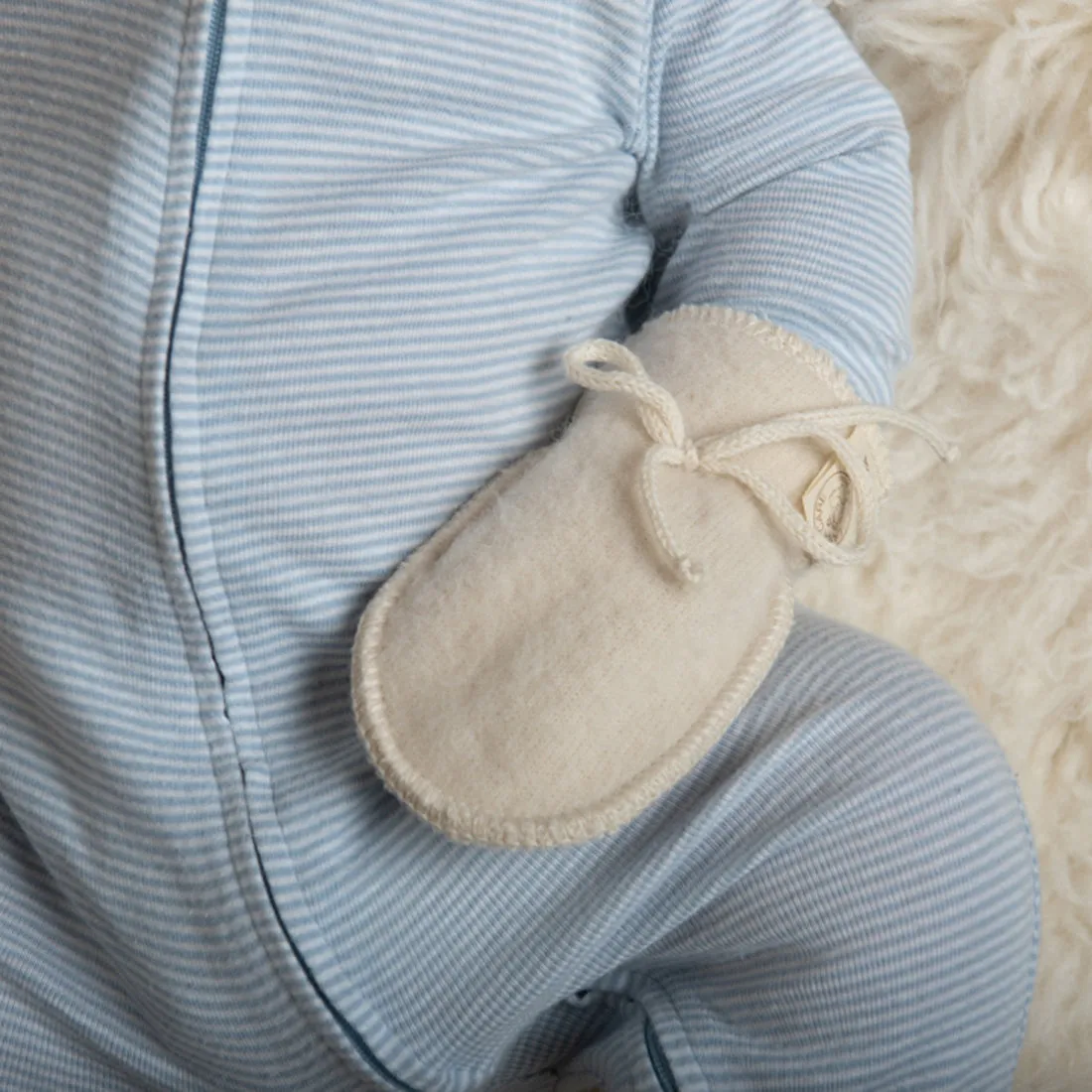 LANACare Baby Mittens in Organic Merino Wool