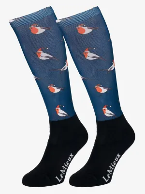 LeMieux Footsie Junior Socks Robins