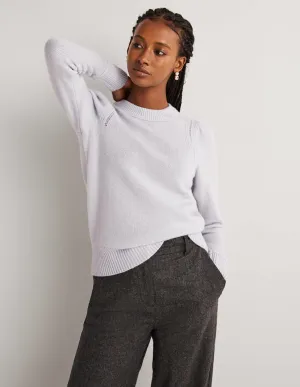 Lofty Cashmere Jumper-Skylight Blue