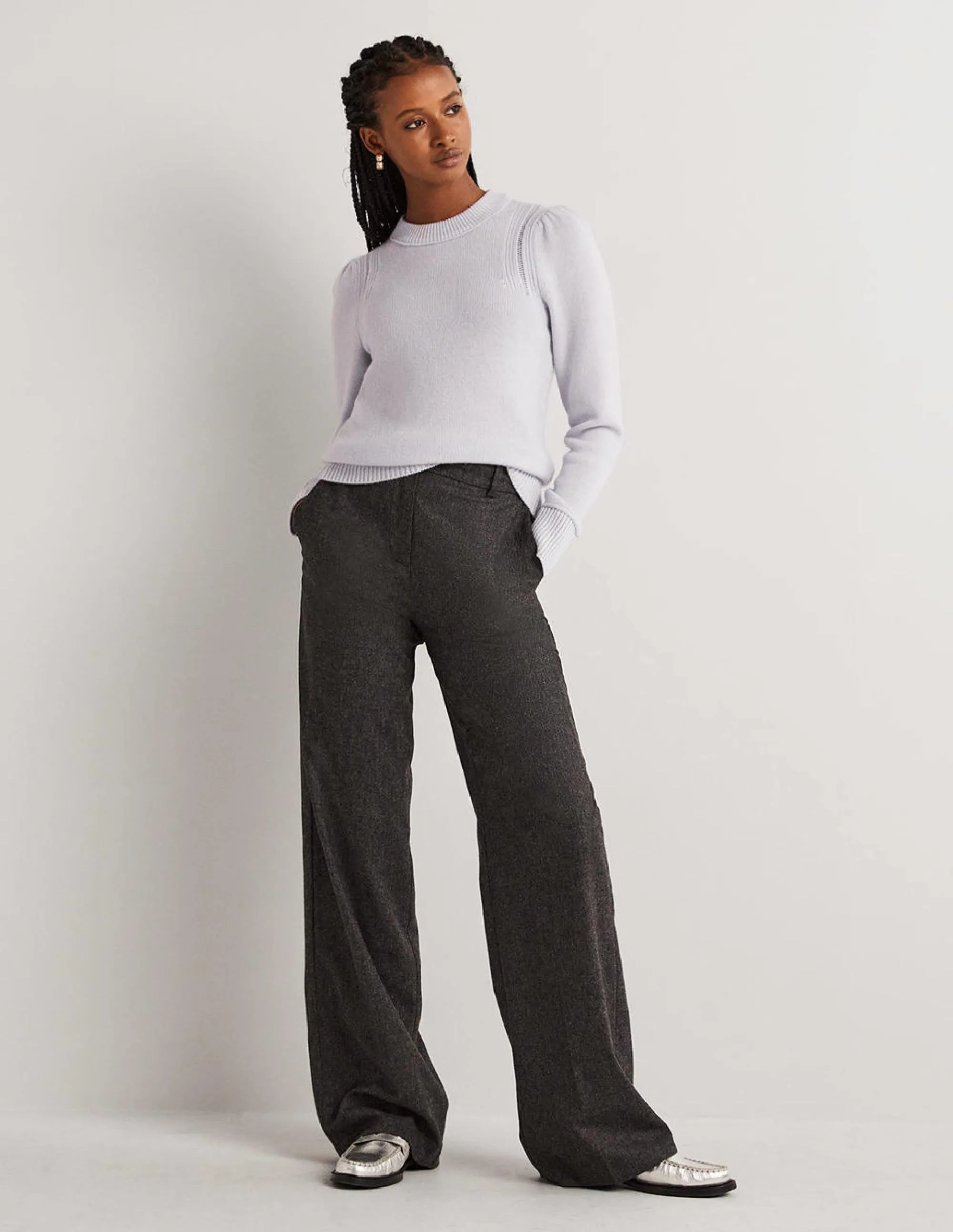 Lofty Cashmere Jumper-Skylight Blue