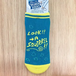 Look, A Squirrel Sneaker Socks