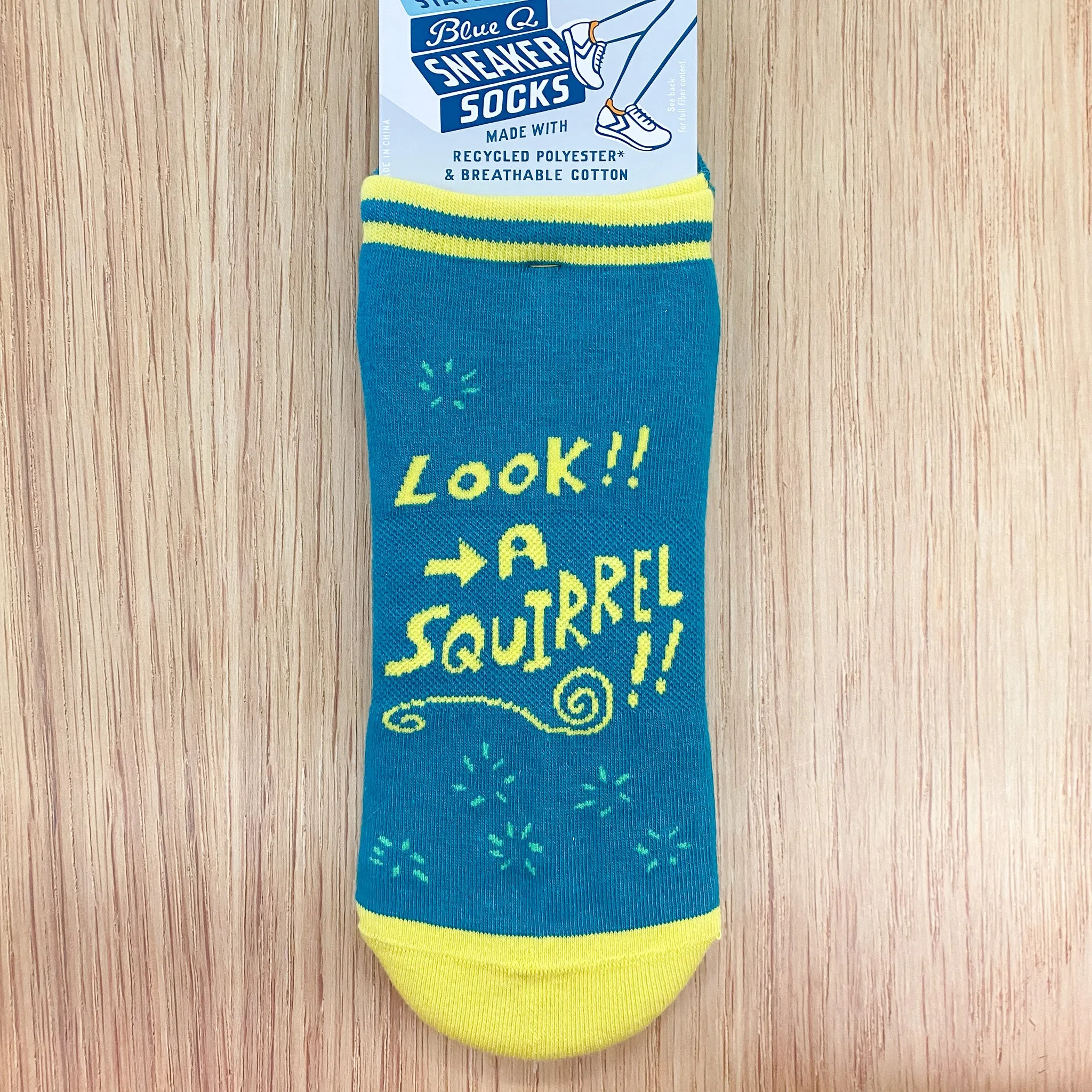 Look, A Squirrel Sneaker Socks