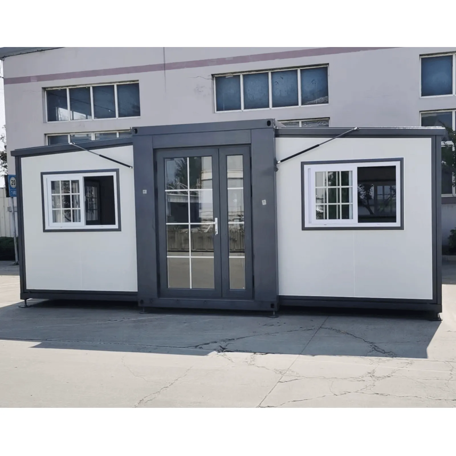 Modern Office Expandable Prefab Home 19ft x 20ft PM000119
