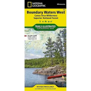 National Geographic Trails Illustrated Boundary Waters West Map [Canoe Area Wilderness, Superior National Forest]