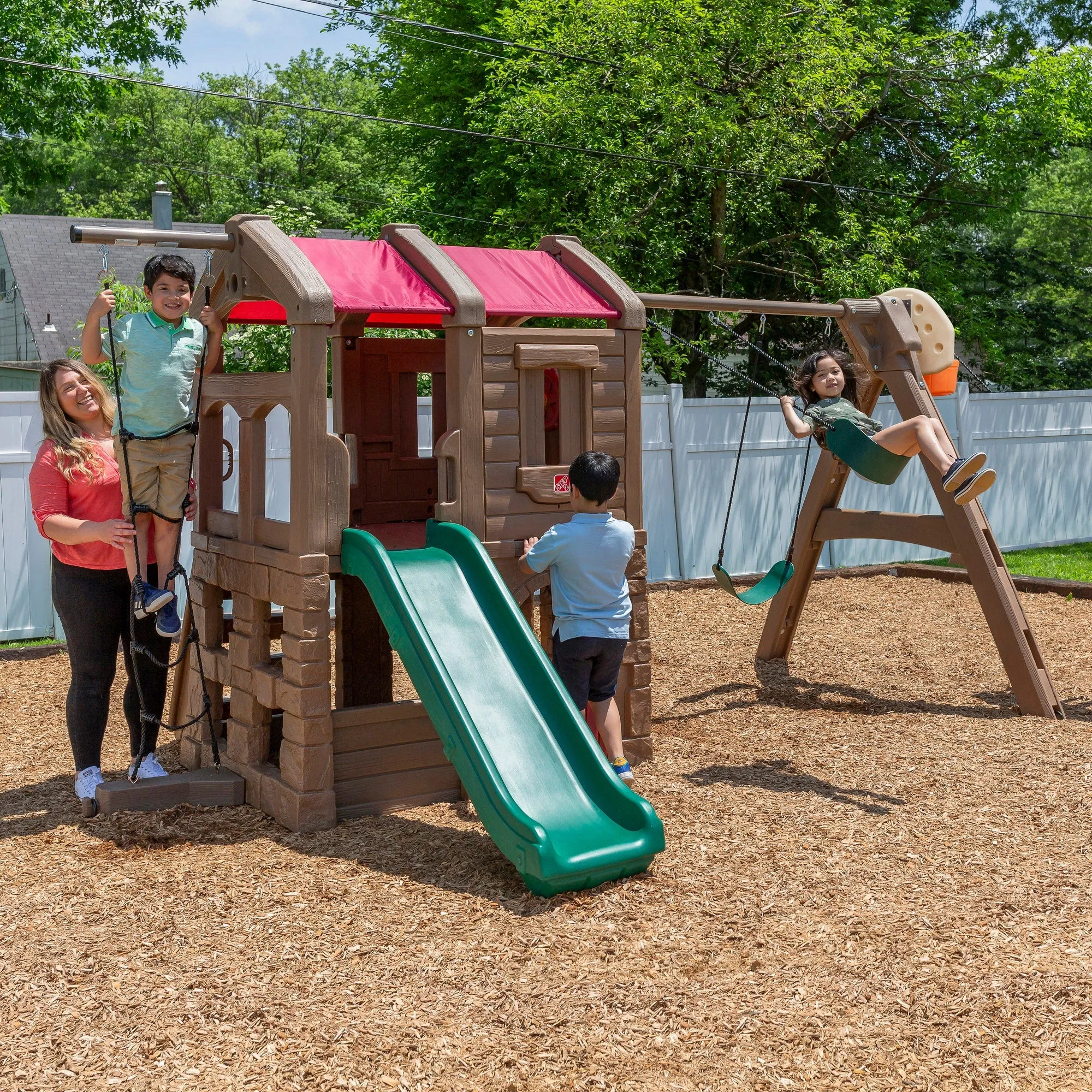 Naturally Playful™ Adventure Lodge Play Center