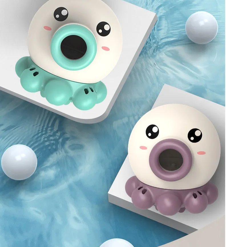 Octopus Water Jet Bath Toy – Rotating Fountain Shower & Beach Sprinkler for Kids