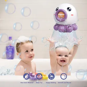 Octopus Water Jet Bath Toy – Rotating Fountain Shower & Beach Sprinkler for Kids