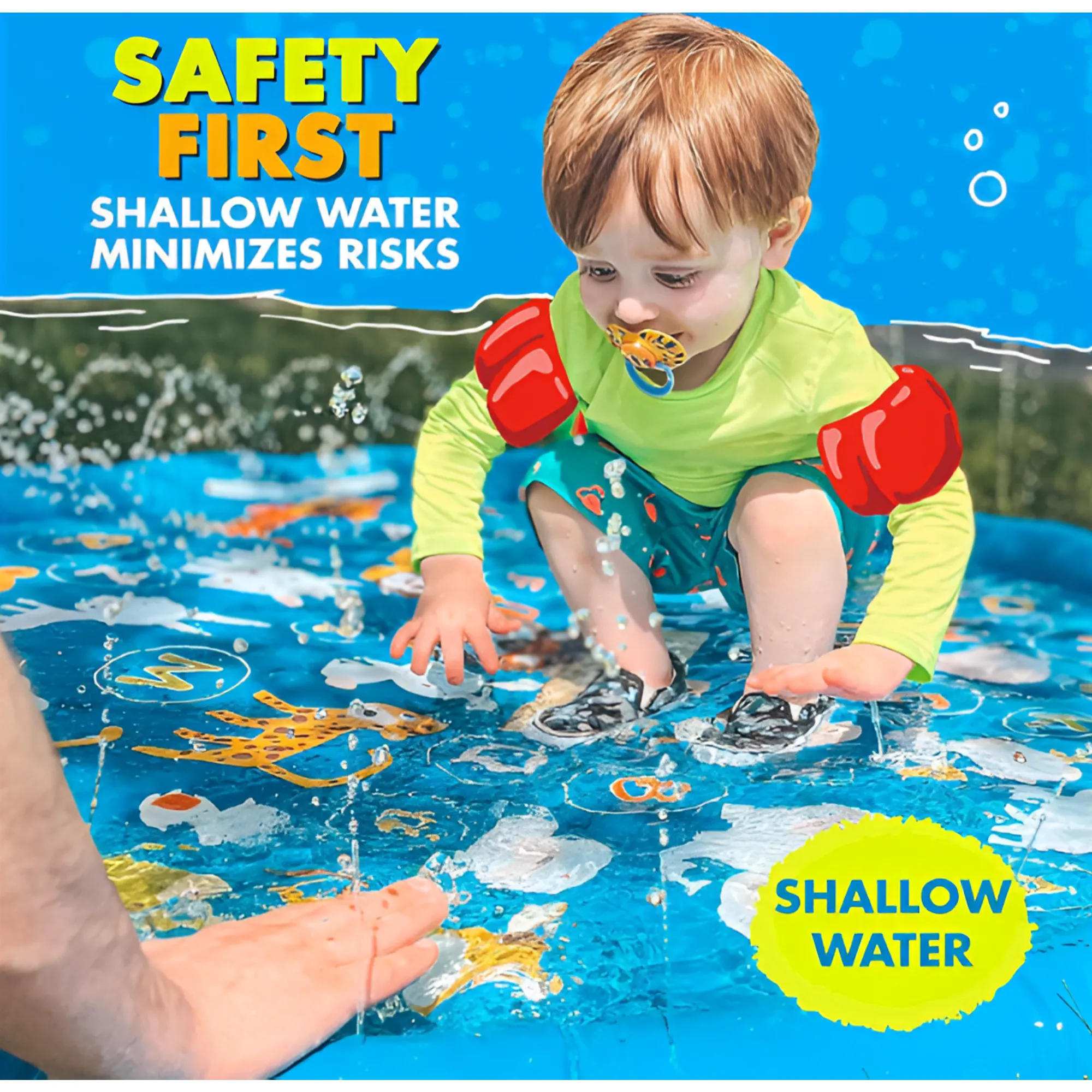 Outdoor Sprinkler Play Mat Top 1